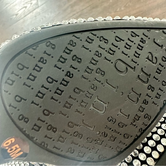 Gianni Bini GaborTwo Rhinestone Pointed Toe Tall Wedge Boots - Picture 4 of 7